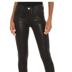 Frame “le skinny coated jean”
